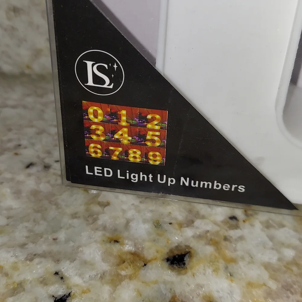 COPY - 2 led light up number 15